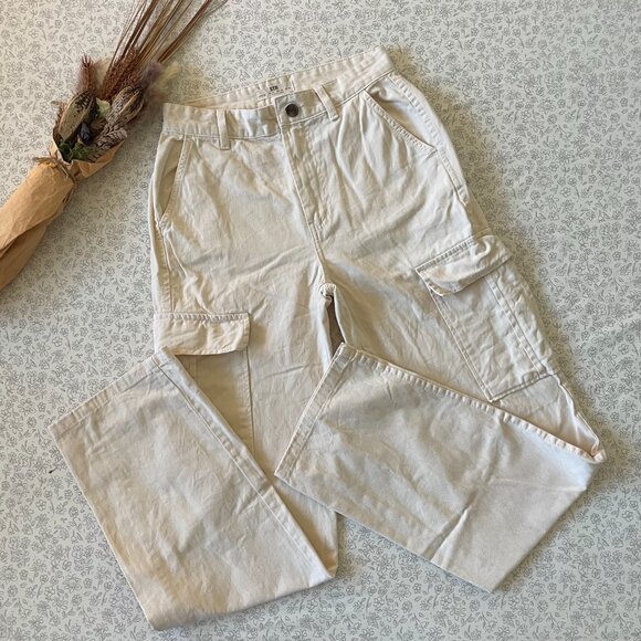 Stradivarius STR Straight Leg Cargo Pants Size 4 - Picture 2 of 7